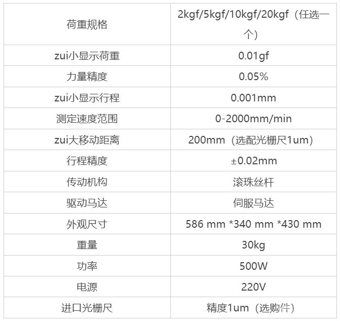 PS-1305 荷重位移曲线仪