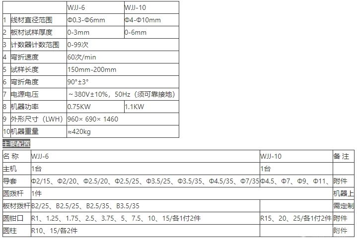 WJJ系列电动反复弯曲试验机