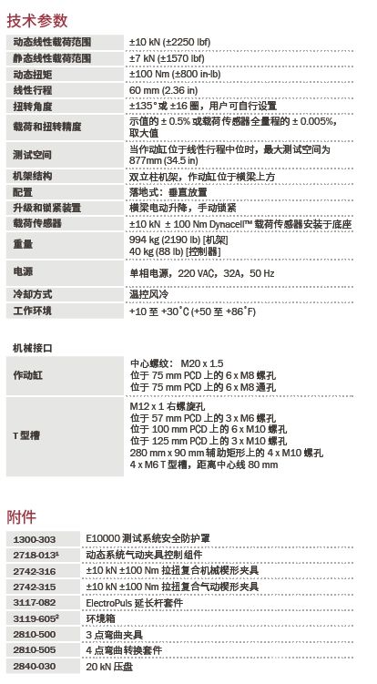 拉扭双轴全电子动静态疲劳试验系统