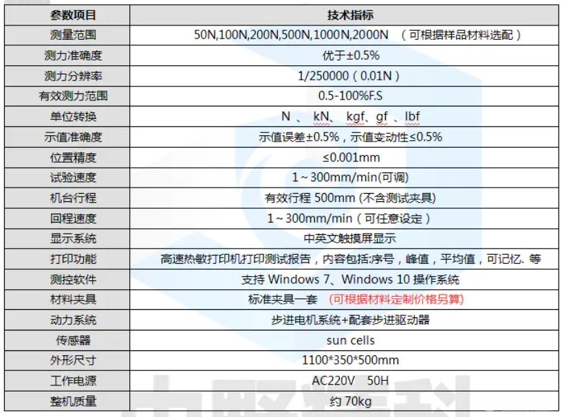 触摸屏卧式拉力强度测试仪
