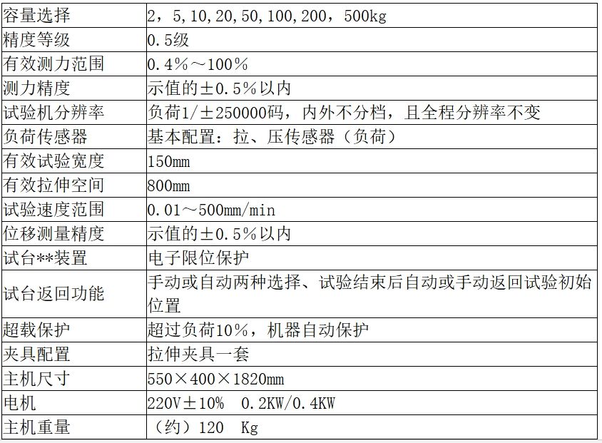 电脑式伺服单柱拉力试验机