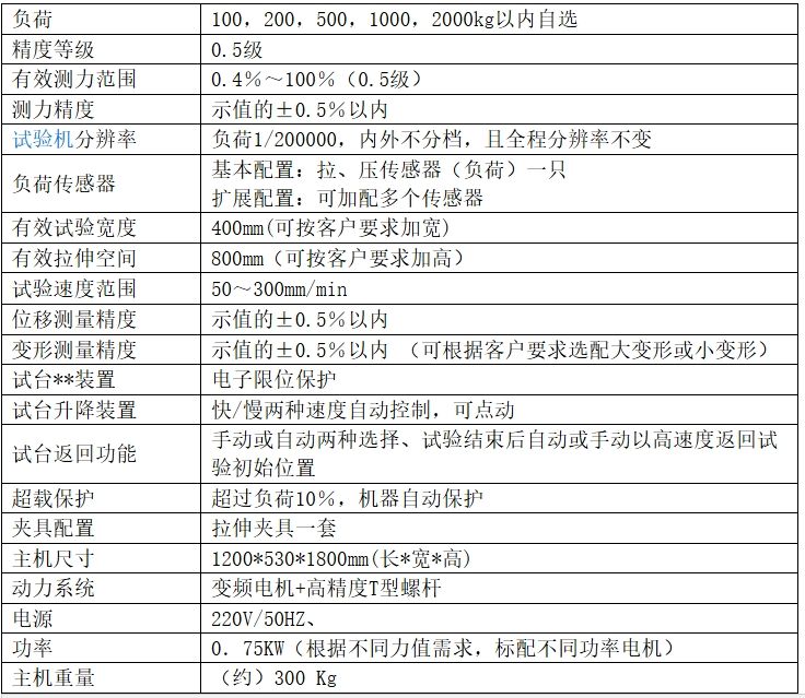 塞链拉伸试验机