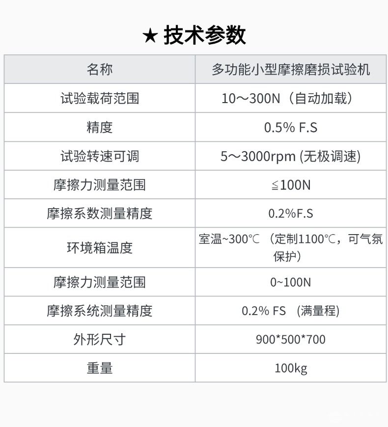 多功能小型摩擦磨损试验机