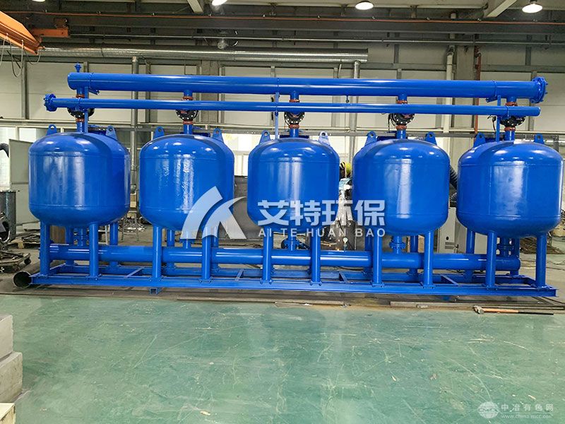 五罐并联浅层砂过滤器