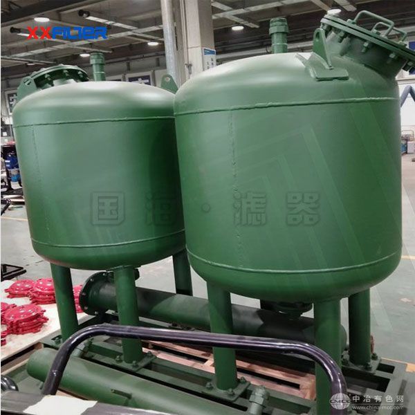 冷却循环水两罐并联浅层砂过滤器