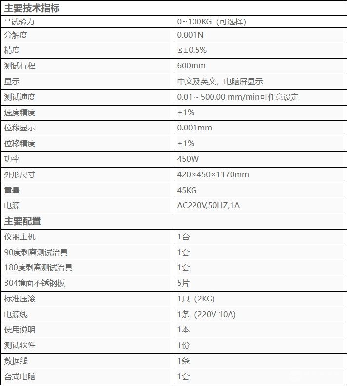 电脑剥离力试验机