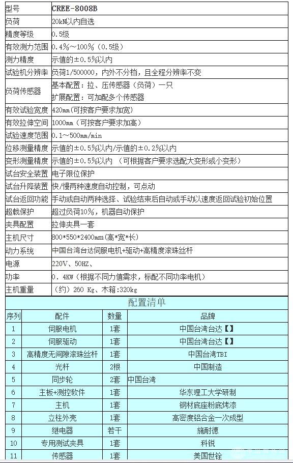 卧式电脑式拉力试验机